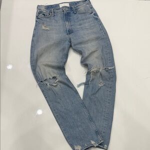 Mother High Waisted Rider Skimp Sz 28